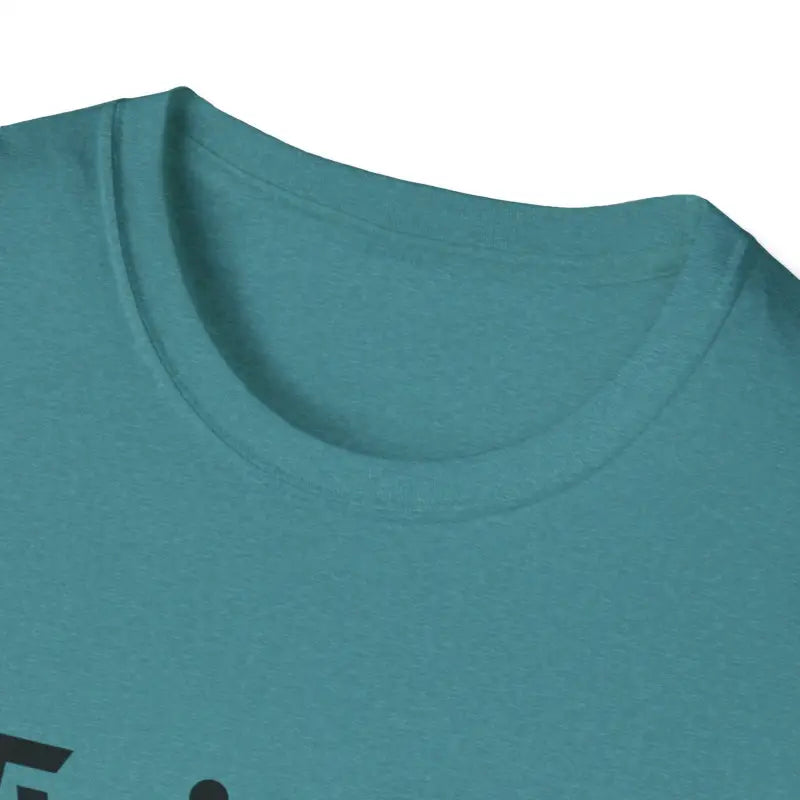 Teal crew neck T-shirt from Twisted Unisex T Shirt in Olive Green and Yellow collection