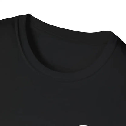Black T-shirt neckline of Unisex Black Lab Graphic T-Shirt for stylish casual wear