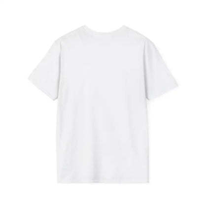 Plain white t-shirt displayed with Unisex Black Lab Graphic T-Shirt for casual style
