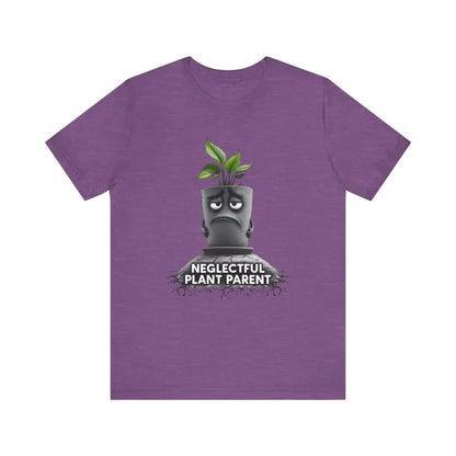 Purple Unisex Plant Parent T Shirt featuring a stylish plant graphic design