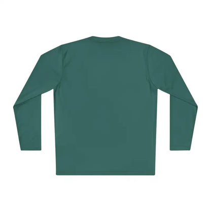 Green long-sleeved Unisex Ski Bum Tee in sport material for outdoor activities