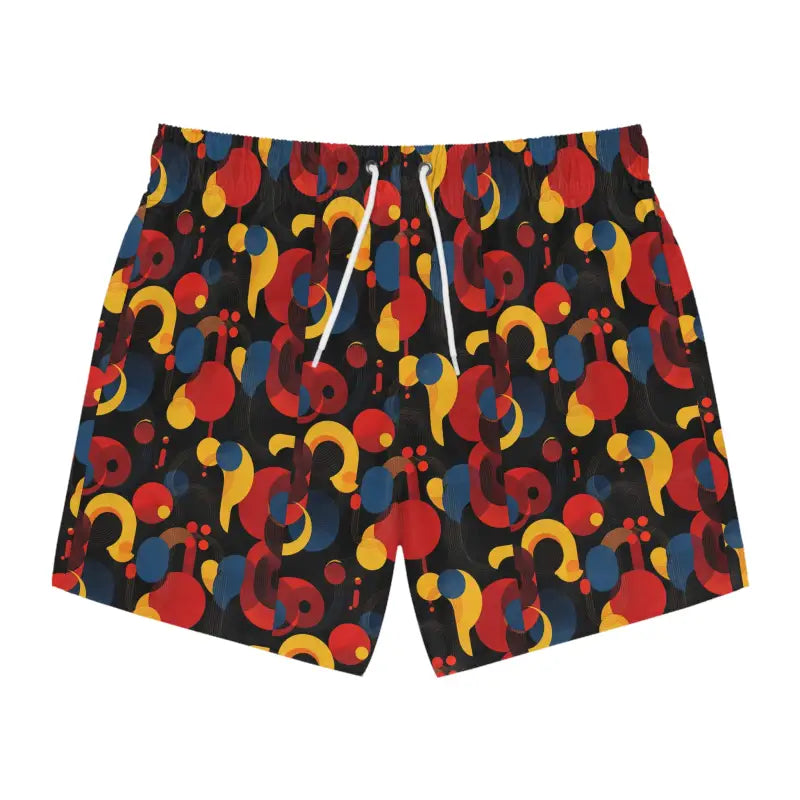 Patterned swim trunks for men’s summer beach fun from Vibrant Retro collection