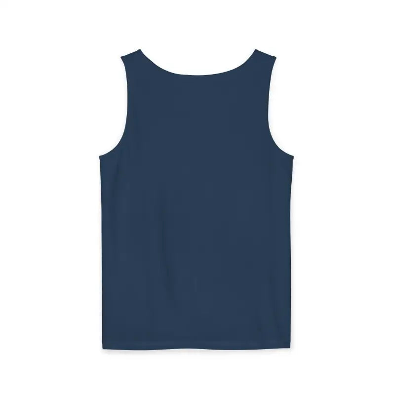 Navy blue tank top from White and Coral Sunflower Tank Tops collection