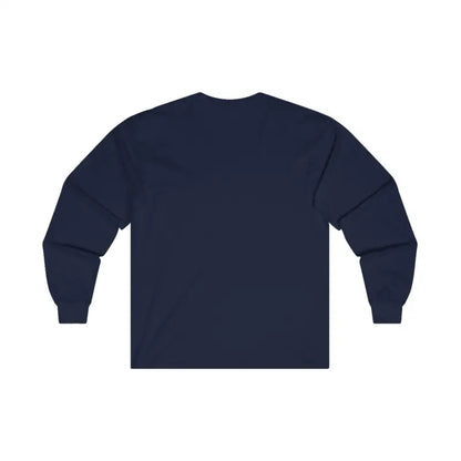 Navy blue long-sleeved Witty Snowboarding Shirt for stylish winter wear