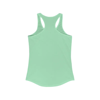 Mint green racerback tank top from Womens Beach Vibes collection, perfect for summer