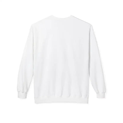White long-sleeved Women’s Floral Sweatshirt Softstyle Fleece Crewneck for cozy style