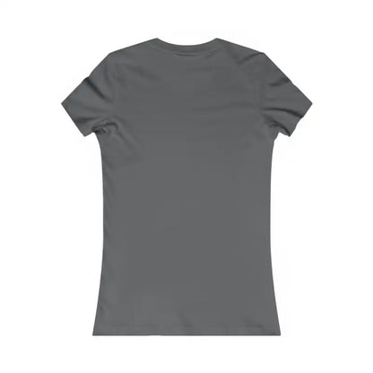 Gray Women’s Heart of Faith T-Shirt in Pink, Gray, and Green displayed on a model