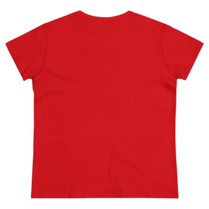 Red short-sleeved Youre A Cougar Women’s Midweight Cotton Tee Shirt displayed product image